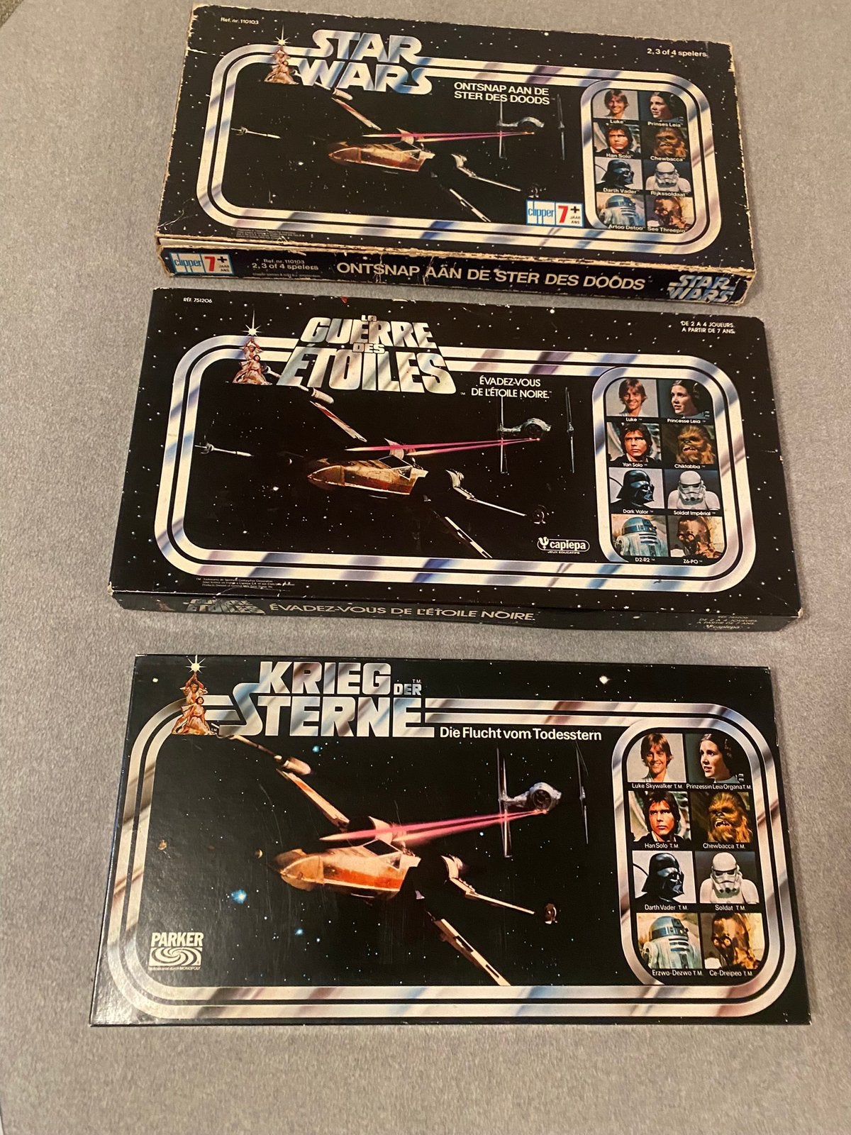 Vintage Star Wars bordspellen, Verzamelen, Ophalen of Verzenden, Gebruikt, Spel