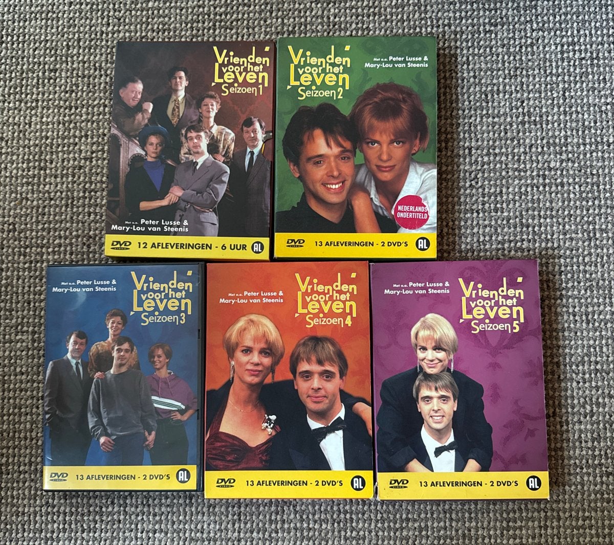 Vrienden voor het Leven - Seizoenen 1 t/m 5 (DVD), Gebruikt, Alle leeftijden, Nederlands, Komedie