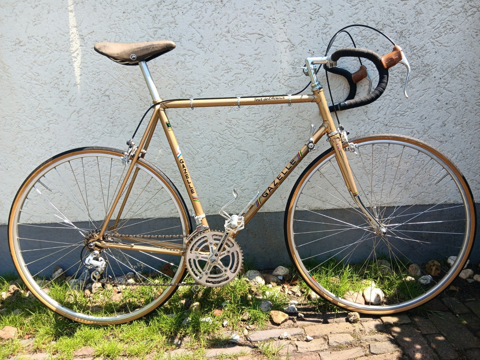 Gazelle Tour de l'Avenir, maat L, nieuw uit 1980!, Ophalen, 28 inch, Velgrem, Nieuw