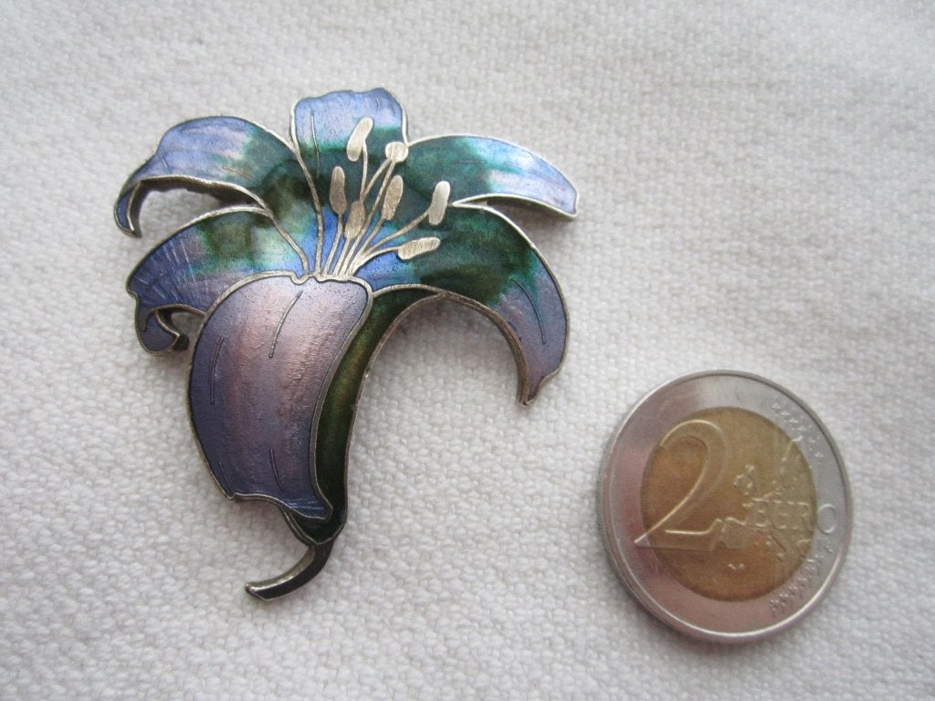14.  Schitterende oude broche, Engeland, Ophalen, Overige materialen, Broche