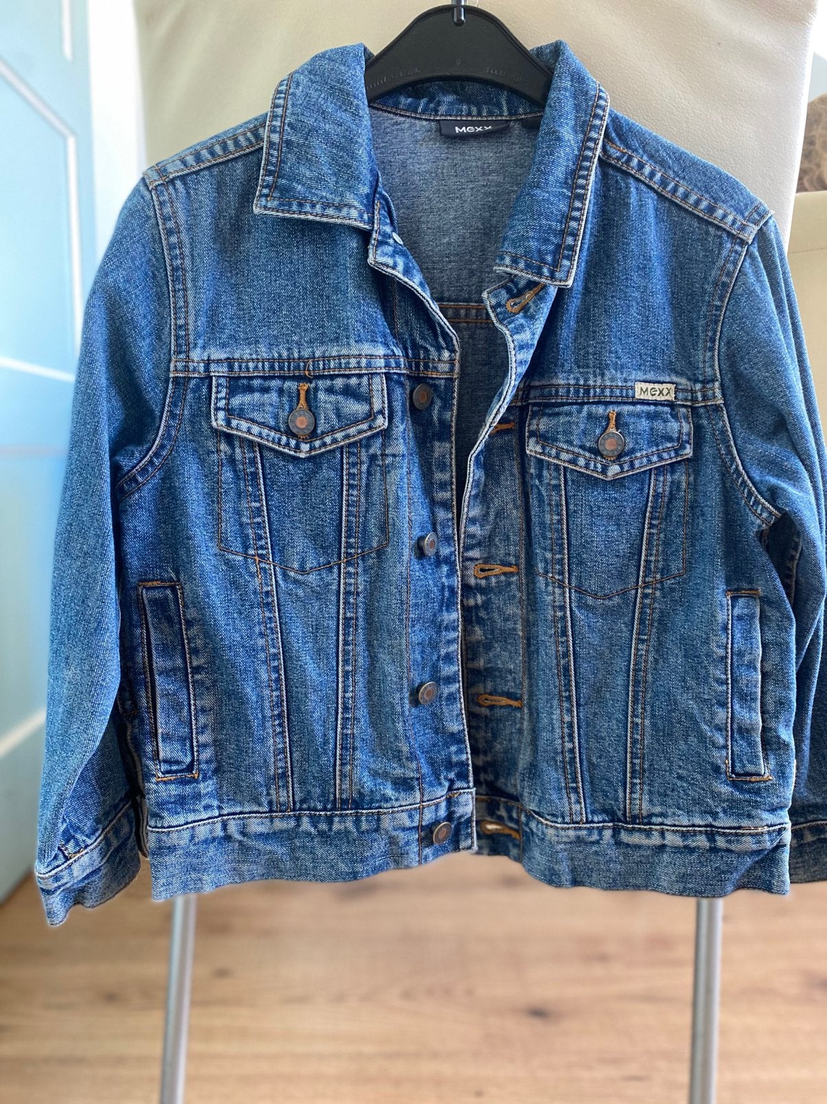 Spijkerjas mexx, Ophalen of Verzenden, Zo goed als nieuw, Blauw