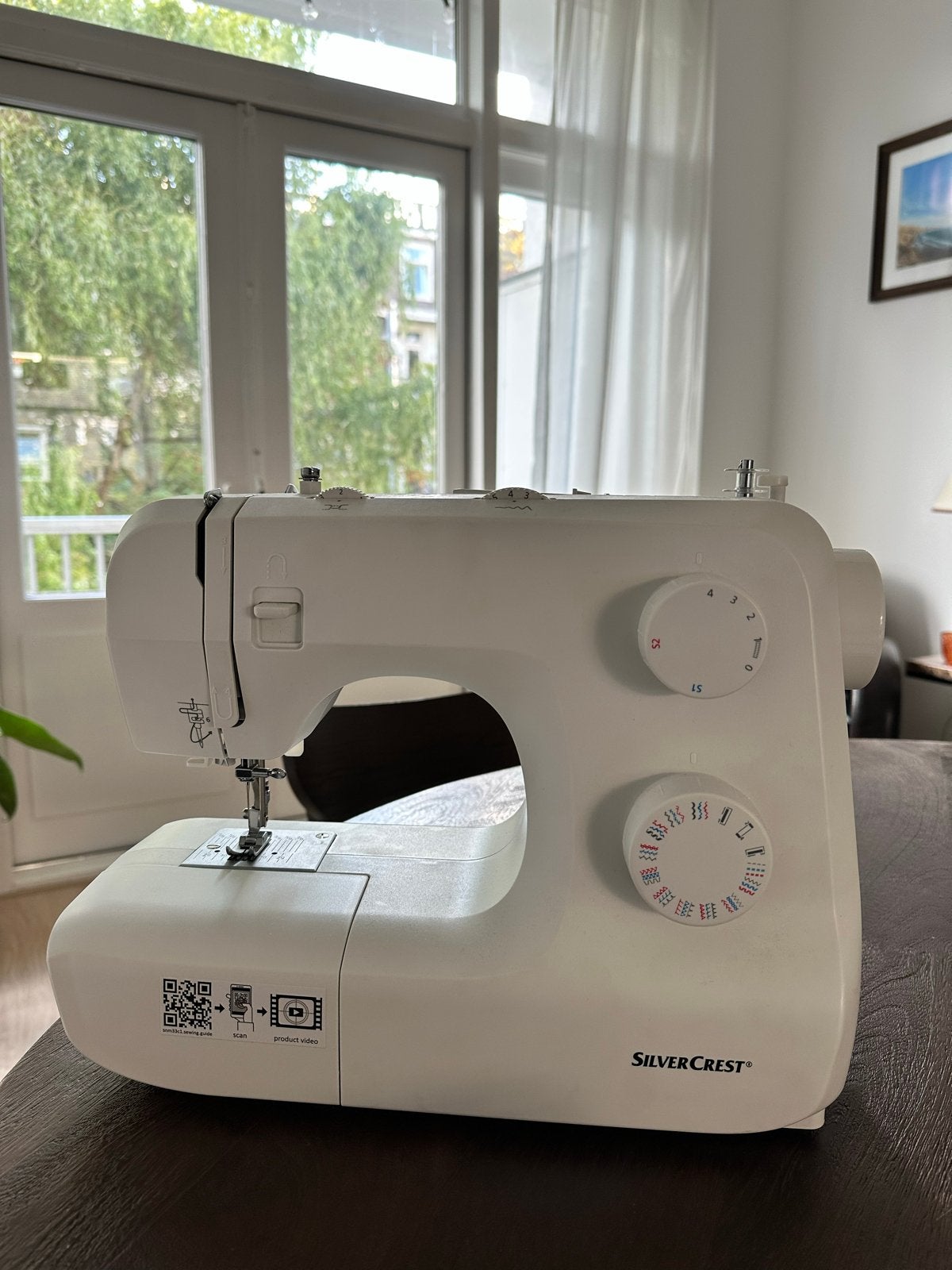 SilverCrest Naaimachine - zonder voetpedaal, Ophalen of Verzenden, Zo goed als nieuw, Naaimachine, Overige merken