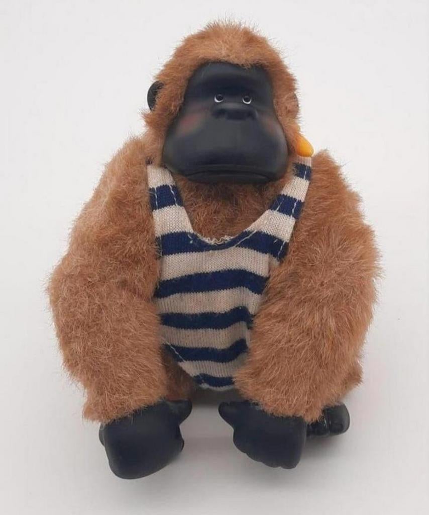 Vintage Magical Murphy aap met Banaan oorbel uit 1987, Ophalen of Verzenden, Zo goed als nieuw, Aap, Klein (minder dan 20 cm)