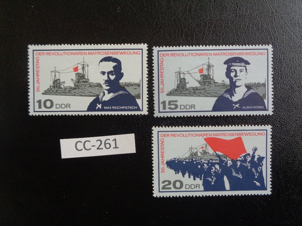 ddr - 50 jaar matrozen / postfris 1967 (cc-261), Ophalen of Verzenden, DDR, Postfris