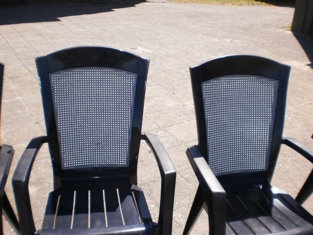 Kunst stofstoelen, Tuin en Terras, Ophalen, Gebruikt, Vierkant, Kunststof