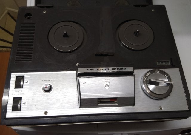 Grundig TK140 de luxe, Ophalen of Verzenden, Bandrecorder, Met stofkap