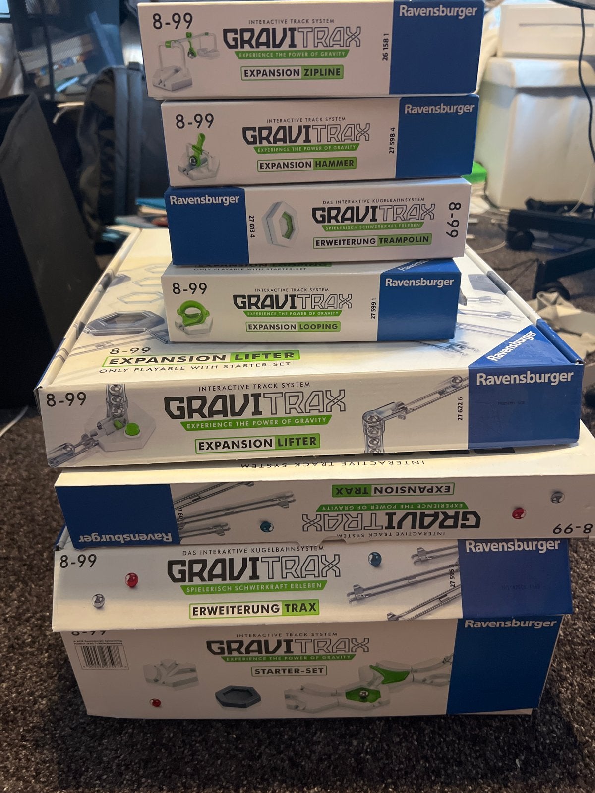 Gravitrax Starter-Set + Uitbreidingen, Ophalen, Zo goed als nieuw, Bouwen