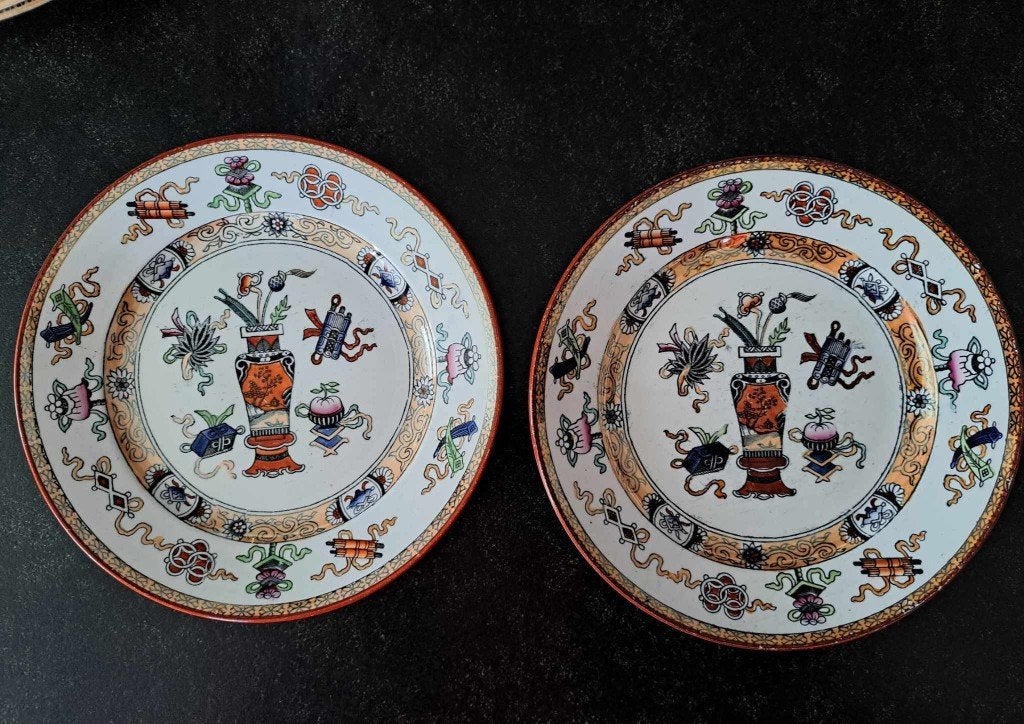 Antieke Hollandse bordjes, Potiche, Antiek en Kunst, Antiek | Servies los, Ophalen of Verzenden