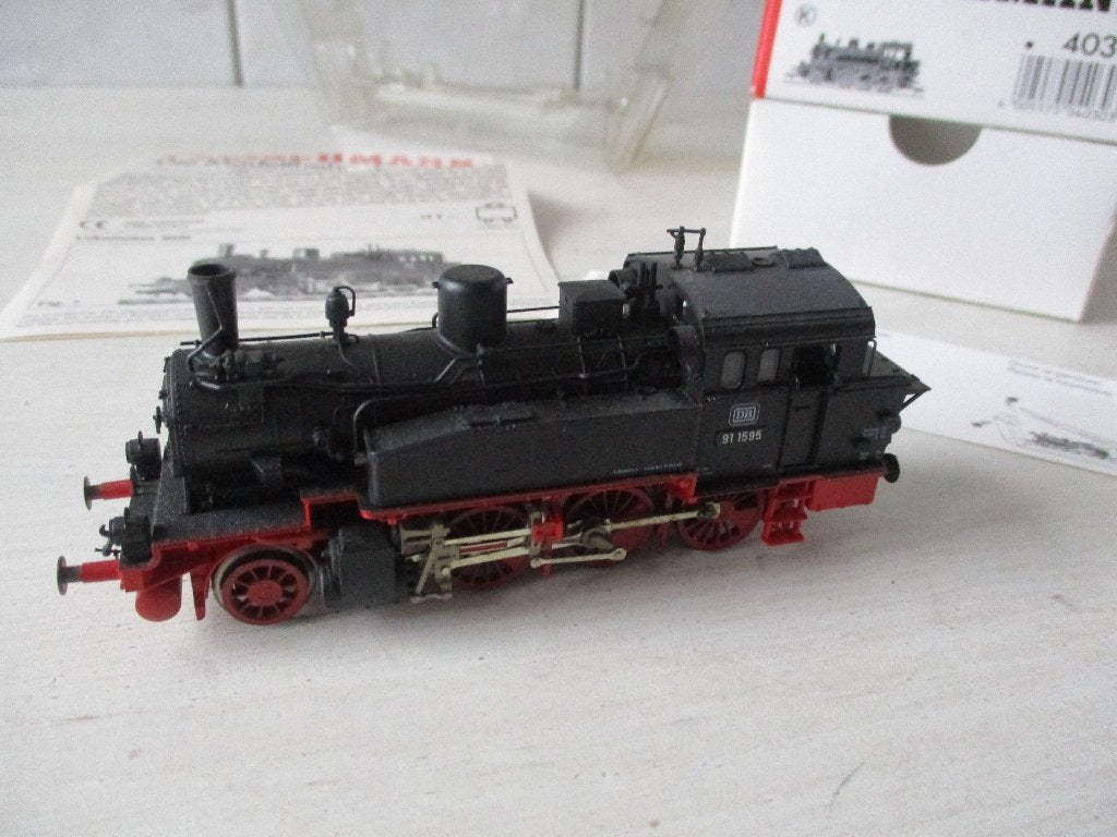 Fleischmann Stoomlok BR 91 1595 DB no 4030, Fleischmann, Ophalen of Verzenden, Zo goed als nieuw, Analoog