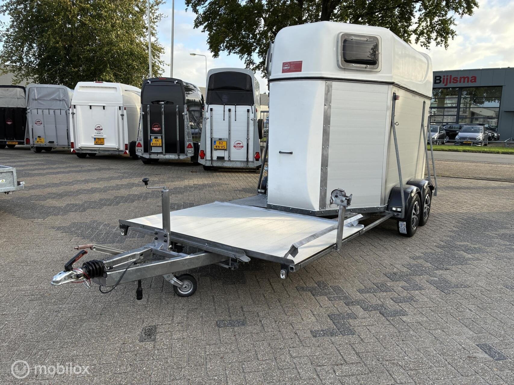 Geheel vernieuwde aluminium Sluis 2 paards koetstrailer., Gebruikt, Overige typen