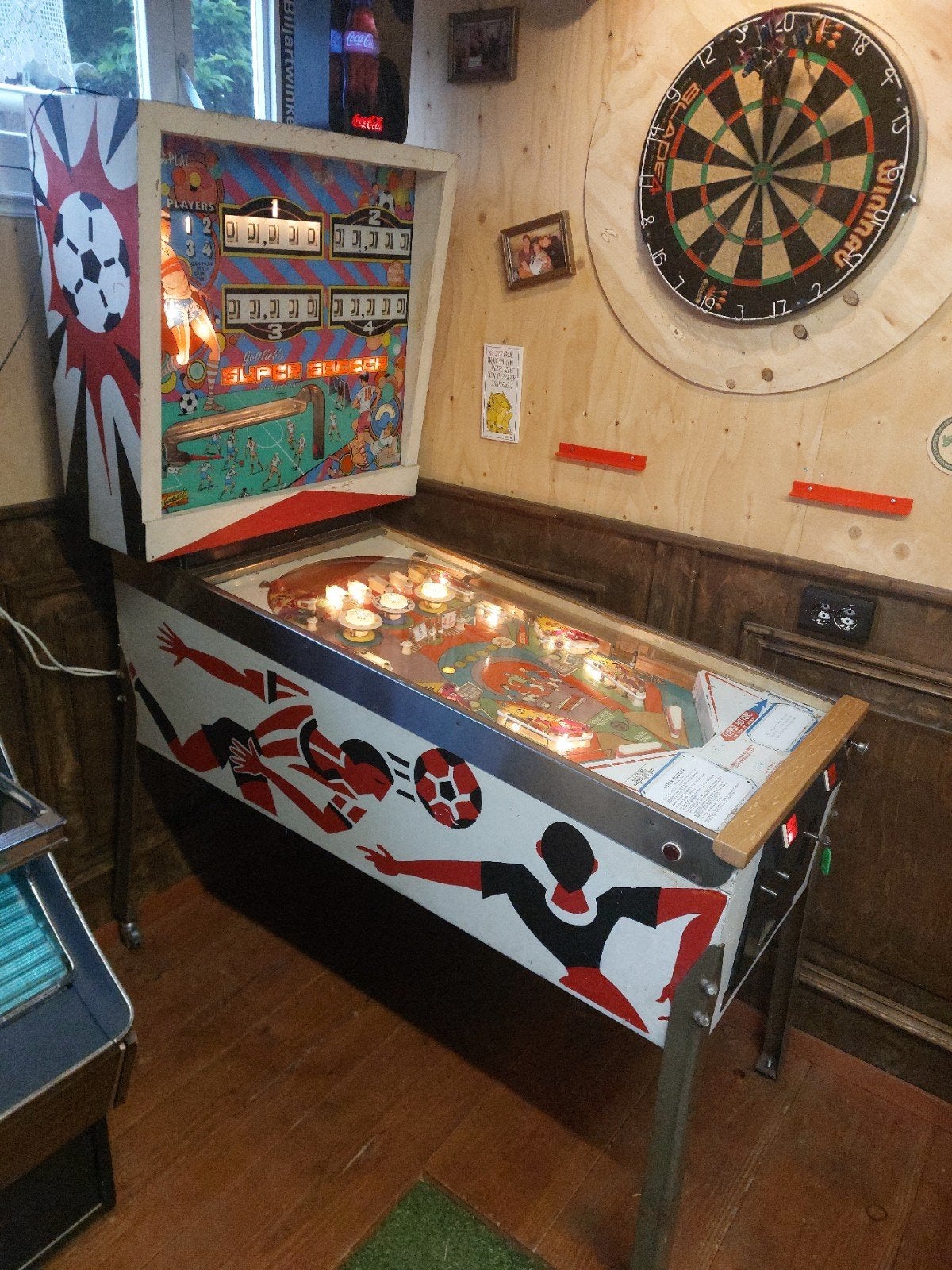 Gottlieb supper soccer flipperkast, Ophalen, Gebruikt, Flipperkast, Gottlieb
