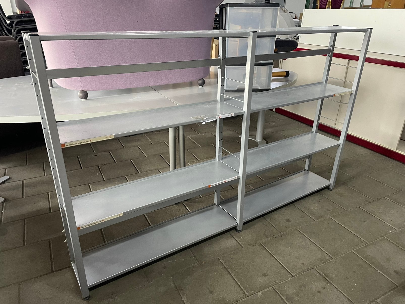 Industriële Metalen Stelling / Magazijnkast met Legplanken, Gebruikt, Ophalen of Verzenden, X, X