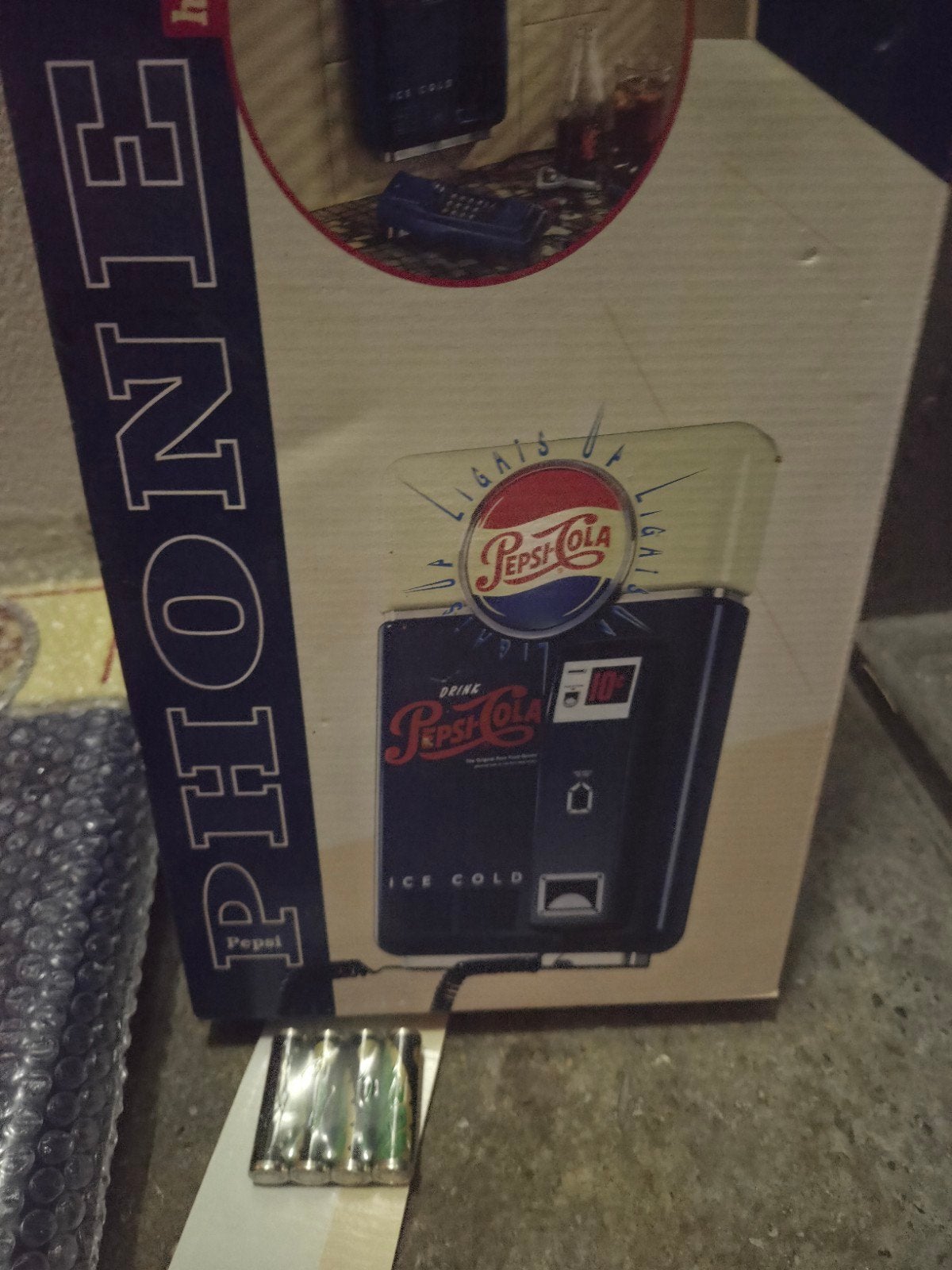 Oude Pepsi Hoorn Telefoon in Originele Doos - Vintage Collec, Telecommunicatie, Vaste telefoons | Handsets en Draadloos, Ophalen of Verzenden