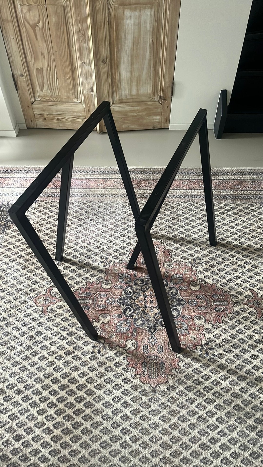 Hay Loop Stand tafelpoot zwart 2 stuks, Ophalen, Tafelpoot, Gebruikt, 50 tot 100 cm