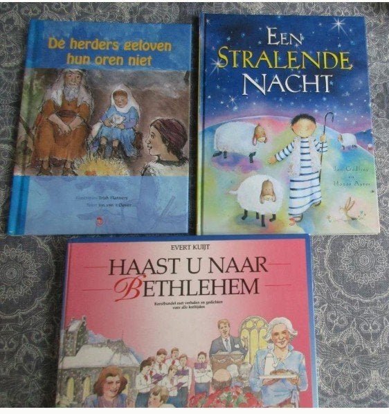 4 prentenboeken kerst / haast u naar Bethlehem - verhalen, Ophalen of Verzenden, Zo goed als nieuw, Christendom | Protestants