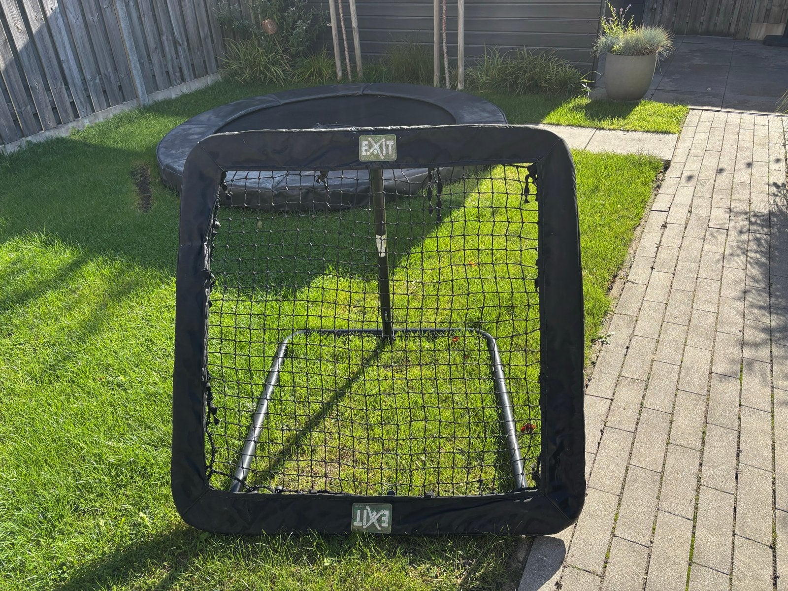 Exit Kickback Rebounder Voetbal Rebound Net 125 x 125 cm, Maat XS of kleiner, Ophalen, Gebruikt, Overige typen