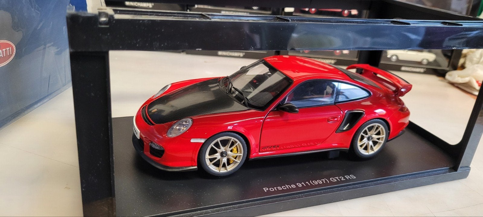 Autoart Porsche 911 997 GT2RS, Hobby en Vrije tijd, Ophalen of Verzenden, Zo goed als nieuw, Auto, Autoart