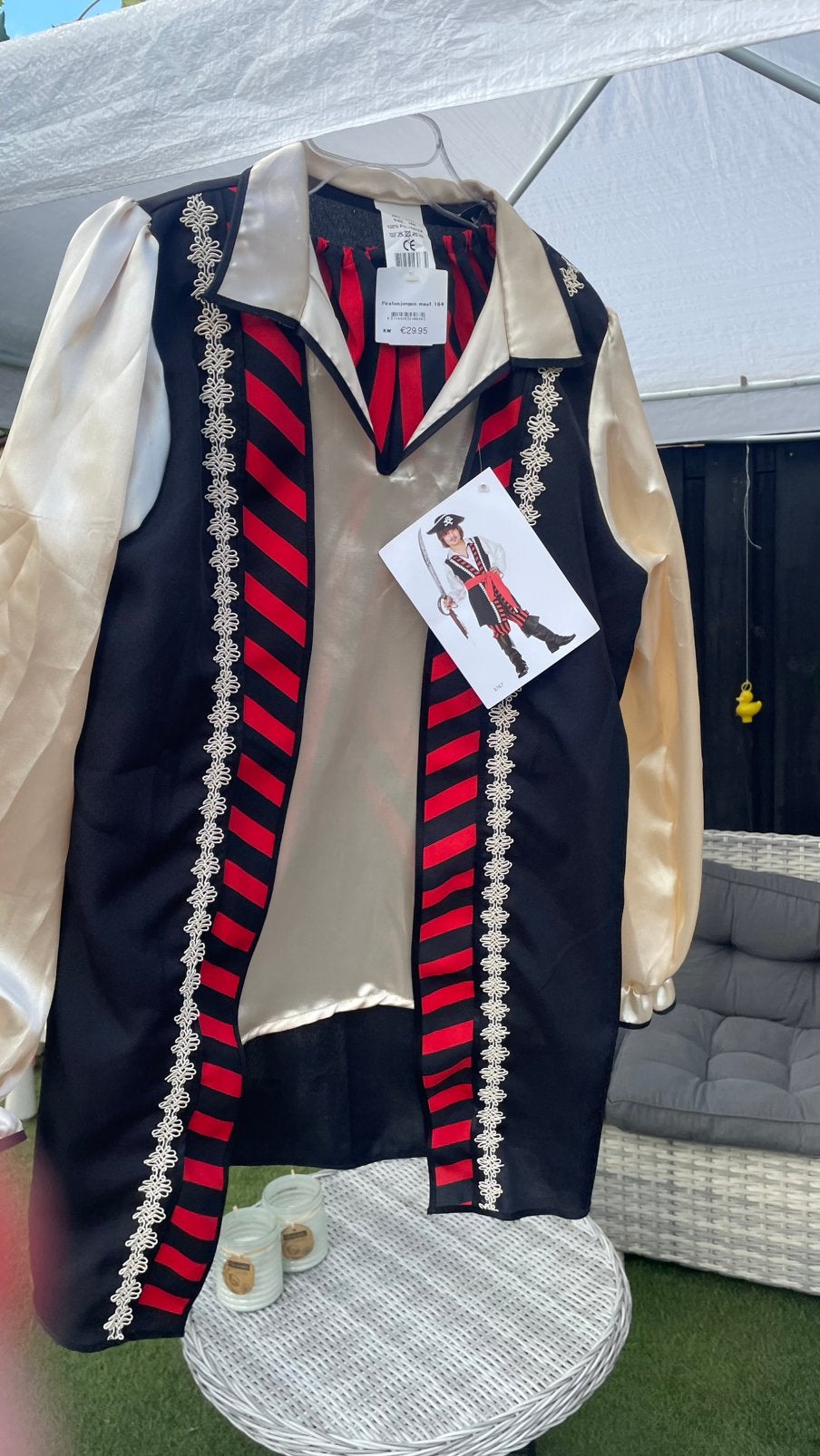 Kinder piraten kostuum, Ophalen of Verzenden, Nieuw, 158 t/m 164, Jongen