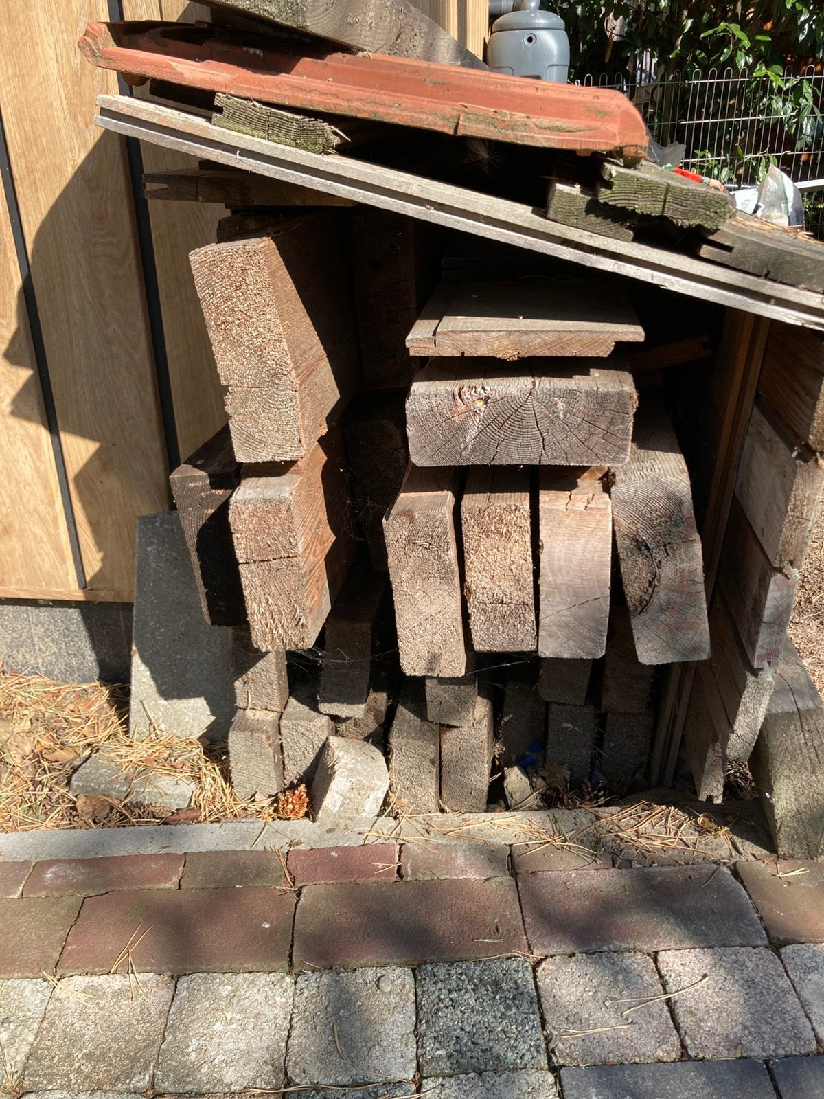 Balken te koop, Ophalen, Zo goed als nieuw, Balk, Vuren
