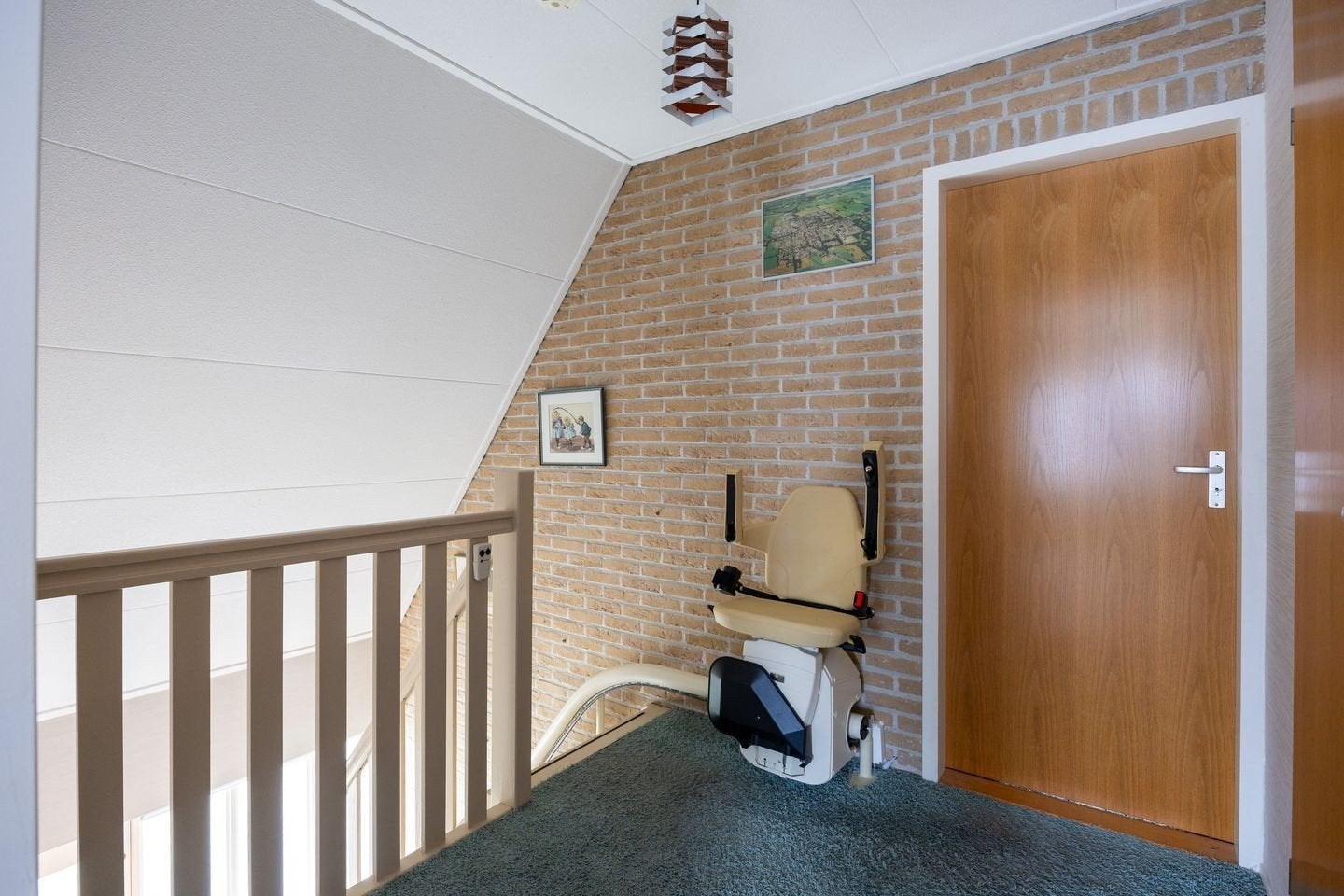 Traplift 1 bocht, Ophalen, Gebruikt, Met bocht
