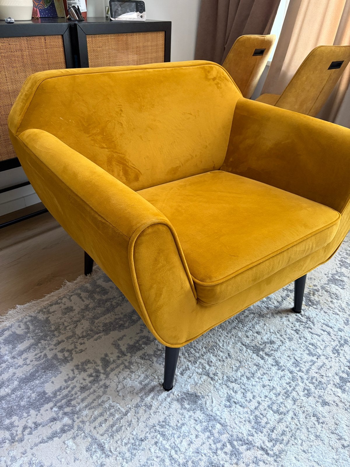 WOOOD fauteuil, Ophalen, Zo goed als nieuw, 75 tot 100 cm, 50 tot 75 cm