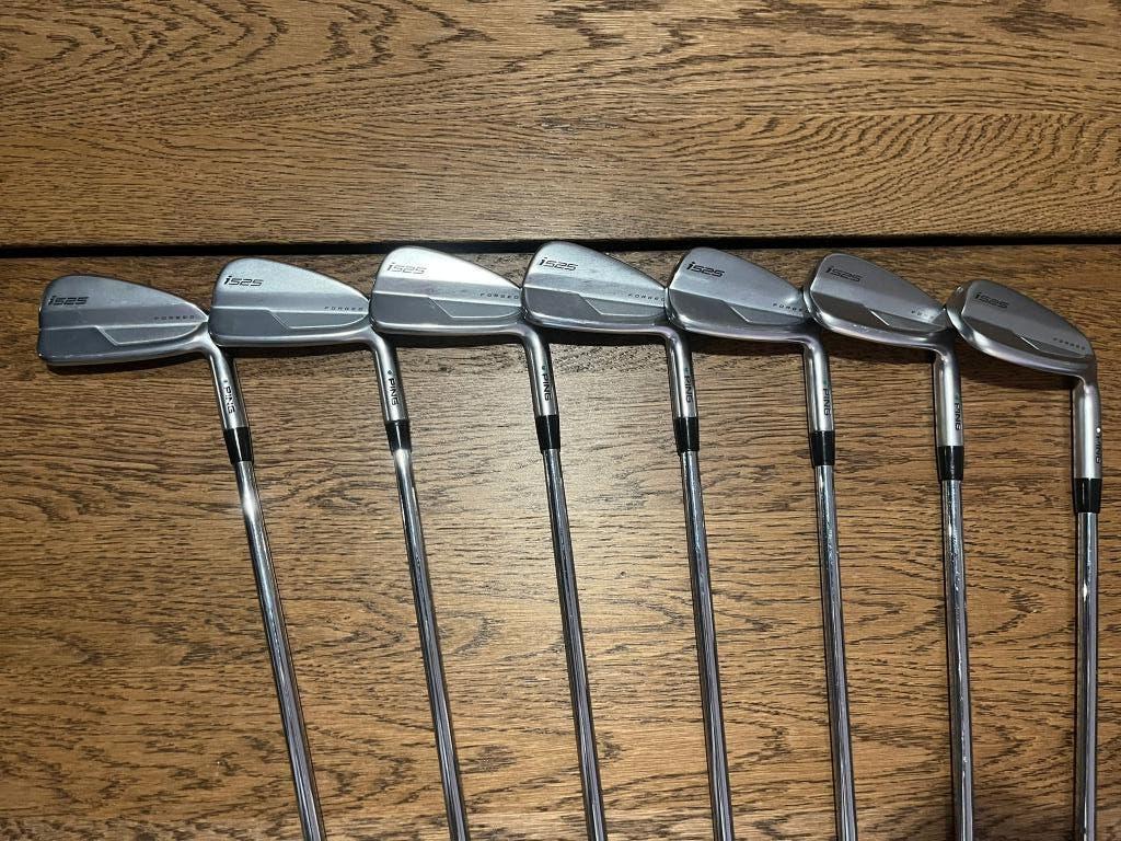 Ping i525 ijzerset 4-PW Green Dot +1 inch Regular AWT 2.0, Ophalen, Zo goed als nieuw, Set, Ping