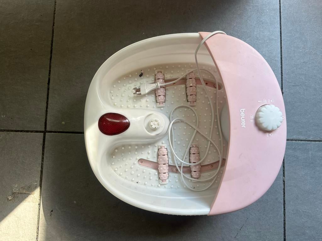 Beurer Voetenbad met Massagefunctie - Roze/Wit, Ophalen, Gebruikt, Apparaat