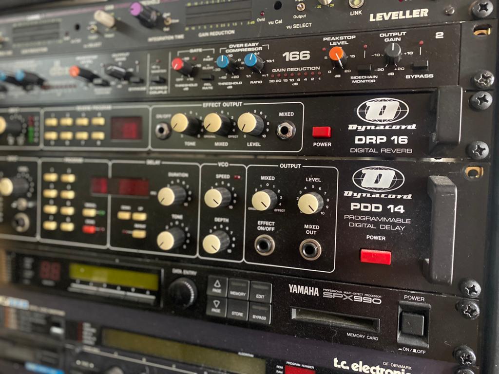 Vintage Dynacord DRP 16 reverb & PDD 14 digital delay, Ophalen of Verzenden, Zo goed als nieuw, Audio