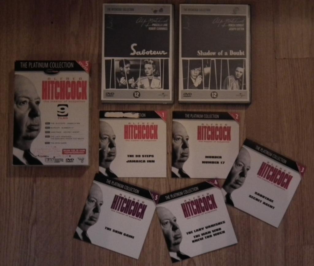 11x Hitchcock / Collectie, Gebruikt, Ophalen of Verzenden, Vanaf 12 jaar, Boxset