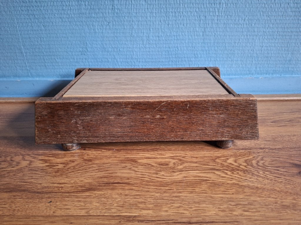 Houten Voetenbankje, Huis en Inrichting, Minder dan 50 cm, Gebruikt, Minder dan 50 cm, Ophalen of Verzenden