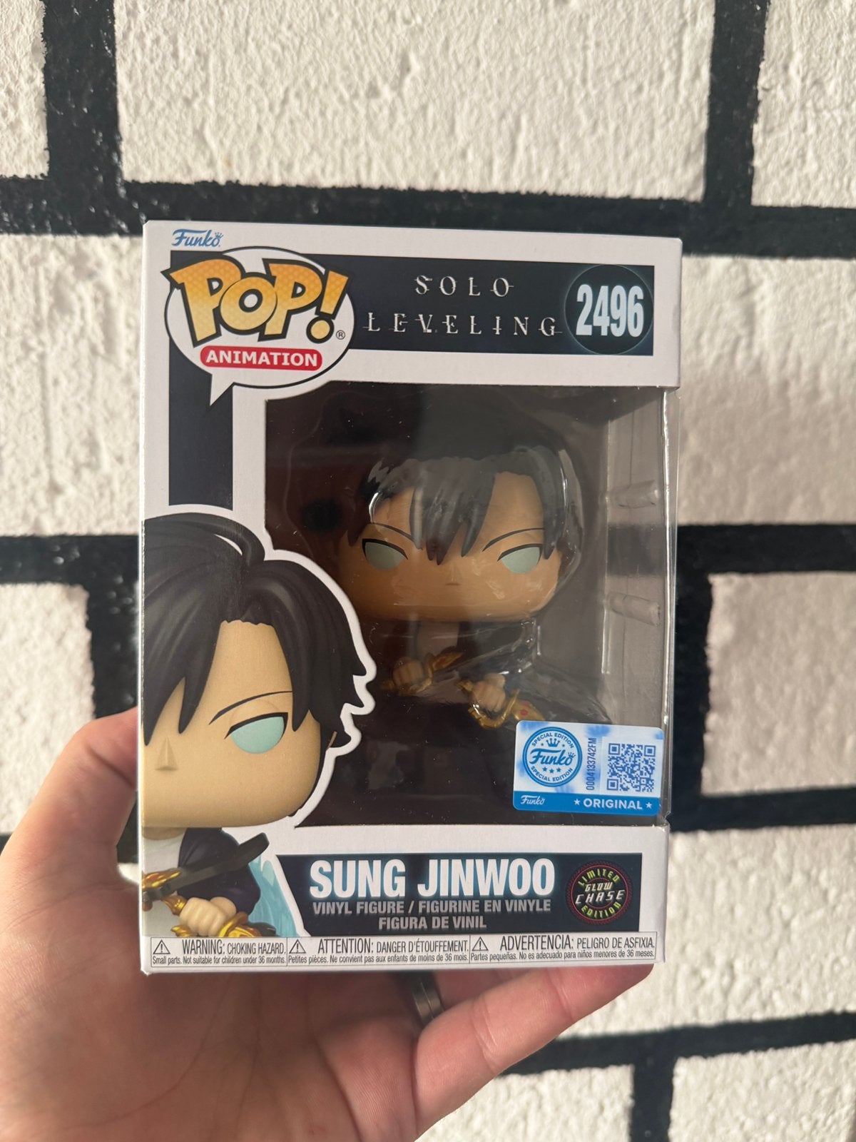 Funko Pop Sung Jinwoo CHASE 2496, Ophalen of Verzenden, Zo goed als nieuw