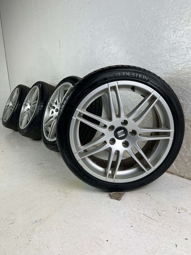 Originele Audi Volkswagen velgen 18" 5x112 old RS6 zomer set, Niet ingevuld, 18 inch, Gebruikt, Banden en Velgen