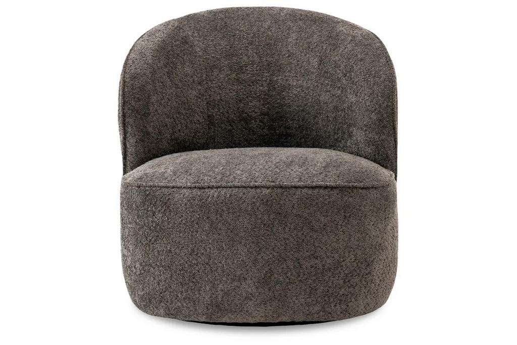 Fauteuil belvi antraciet op voorraad, Ophalen, Outletliving7@gmail.com, Nieuw, 75 tot 100 cm