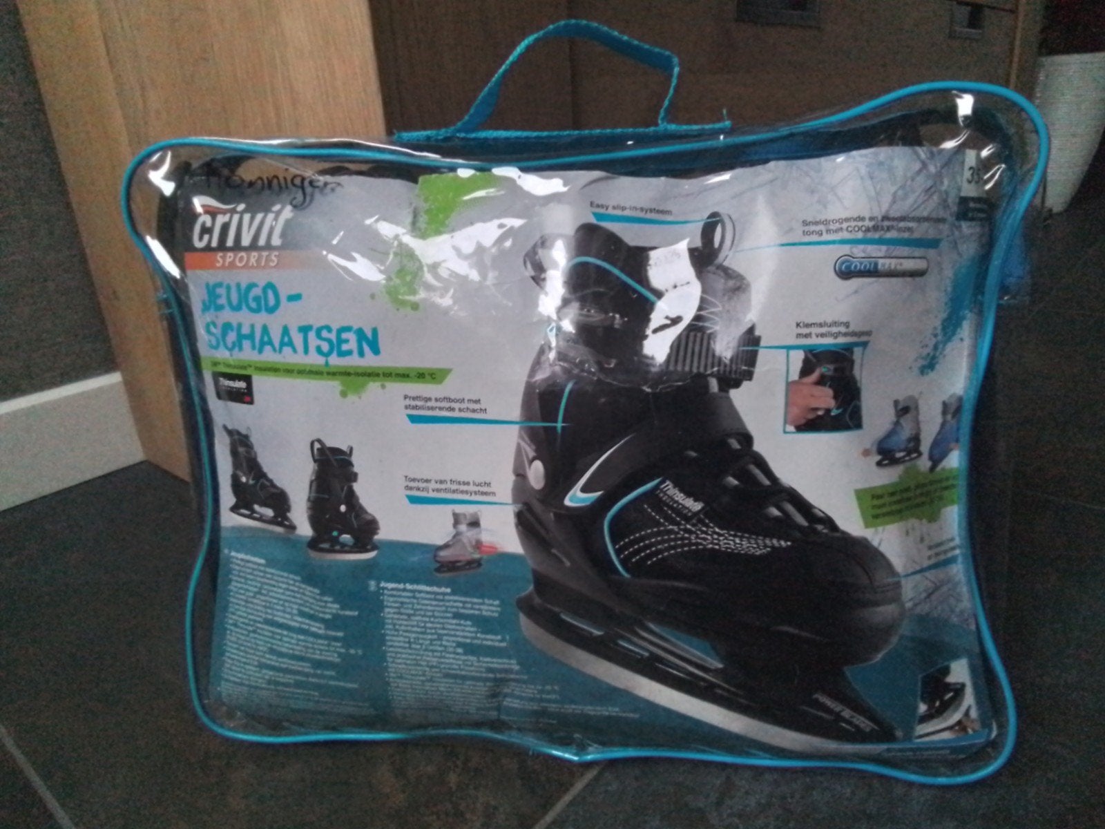 Crivit Sports Jeugdschaatsen - Maat 35-39, Ophalen, Zo goed als nieuw, Overige typen, Overige merken