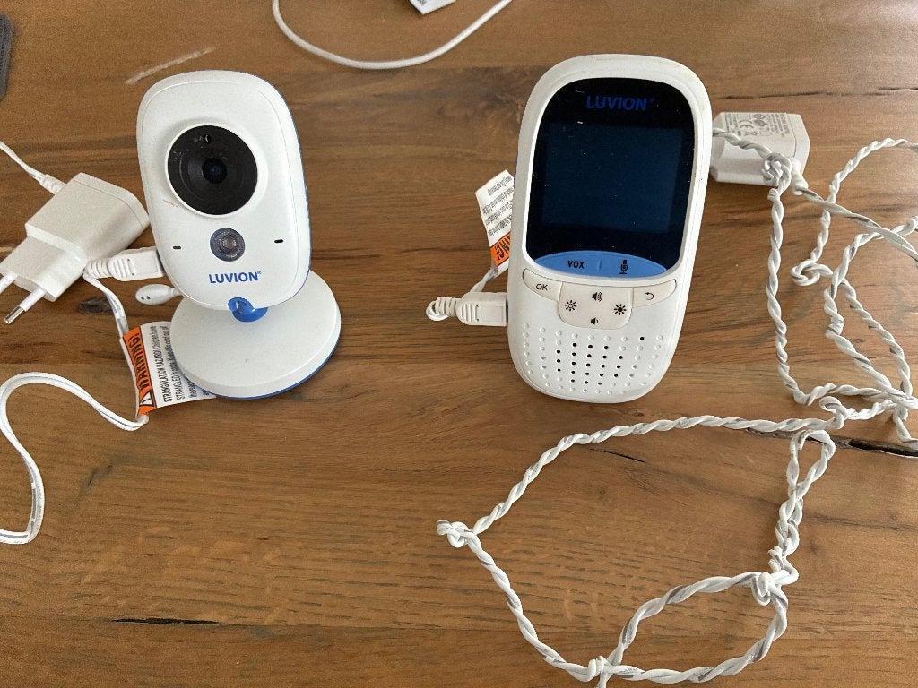 babyfoon met camera, Kinderen en Baby's, Babyfoons, Verzenden, Zo goed als nieuw, Minder dan 100 meter, Camera