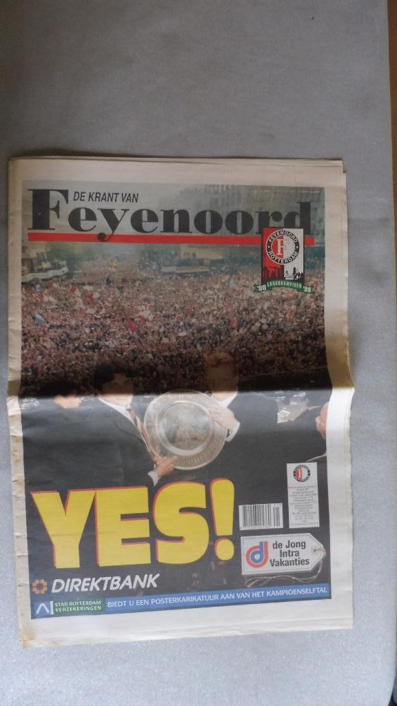 Krant van Feyenoord - special rond kampioenschap 1999, Ophalen, Gebruikt, Feyenoord, Boek of Tijdschrift