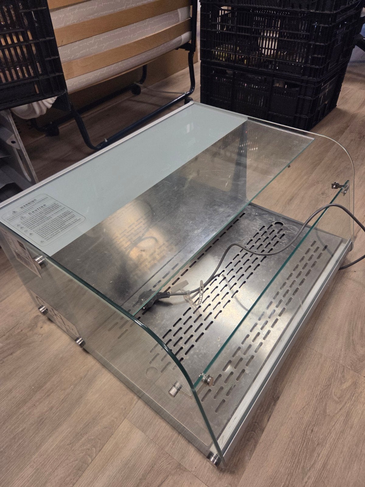 Glazen Vitrine/koel voor Horeca, Ophalen, Gebruikt, Overige typen
