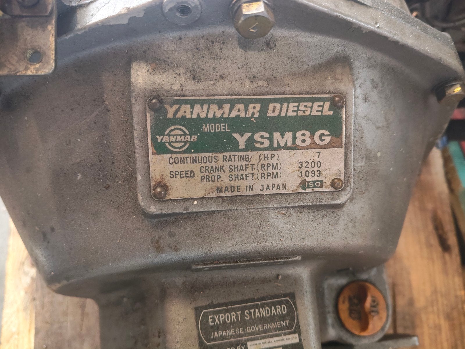 yanmar YSM8G en 2QMa, Ophalen, Gebruikt, 5 tot 10 pk, Binnenboordmotor