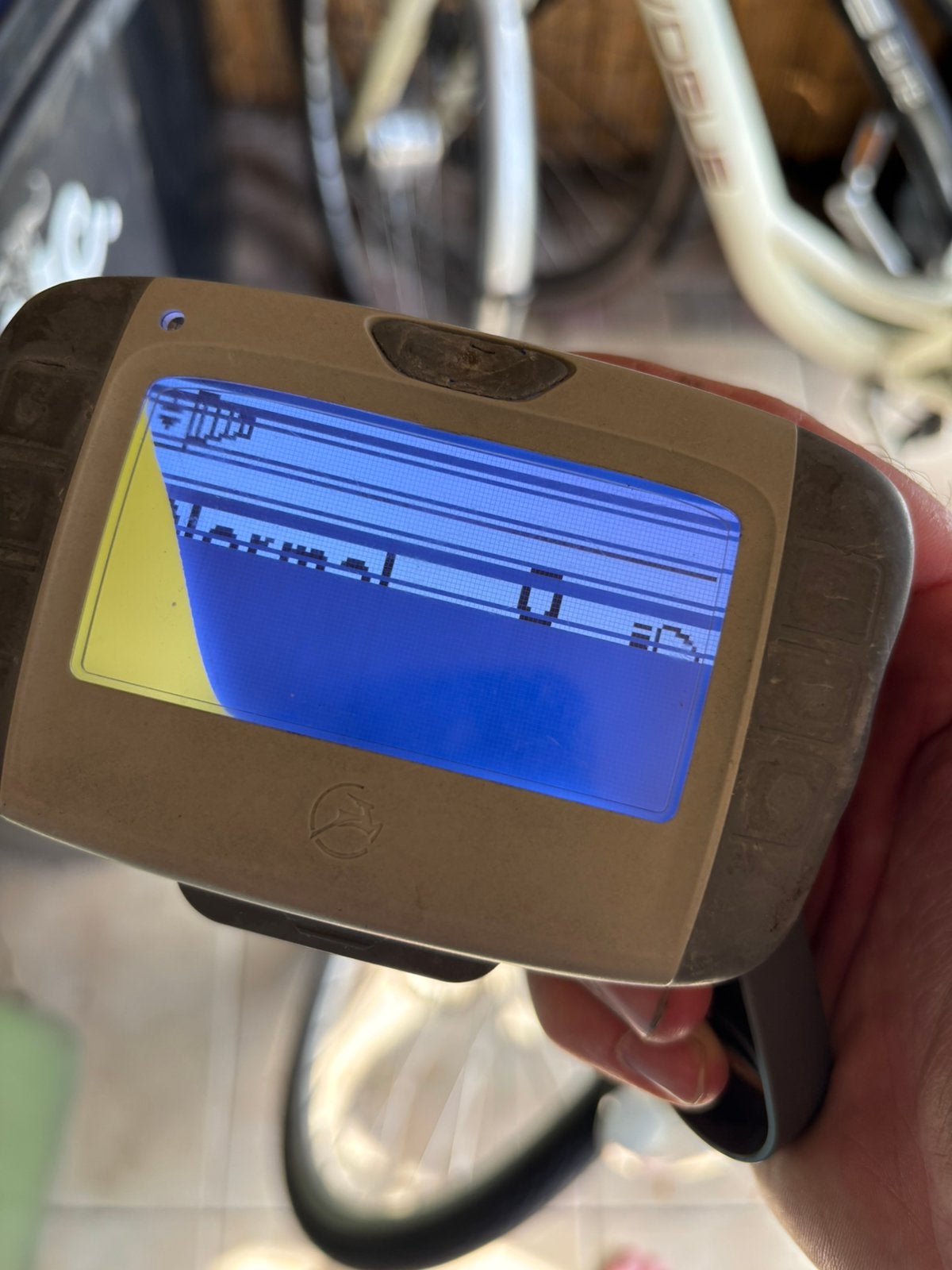 Gazelle Innergy Display, Ophalen, Gebruikt