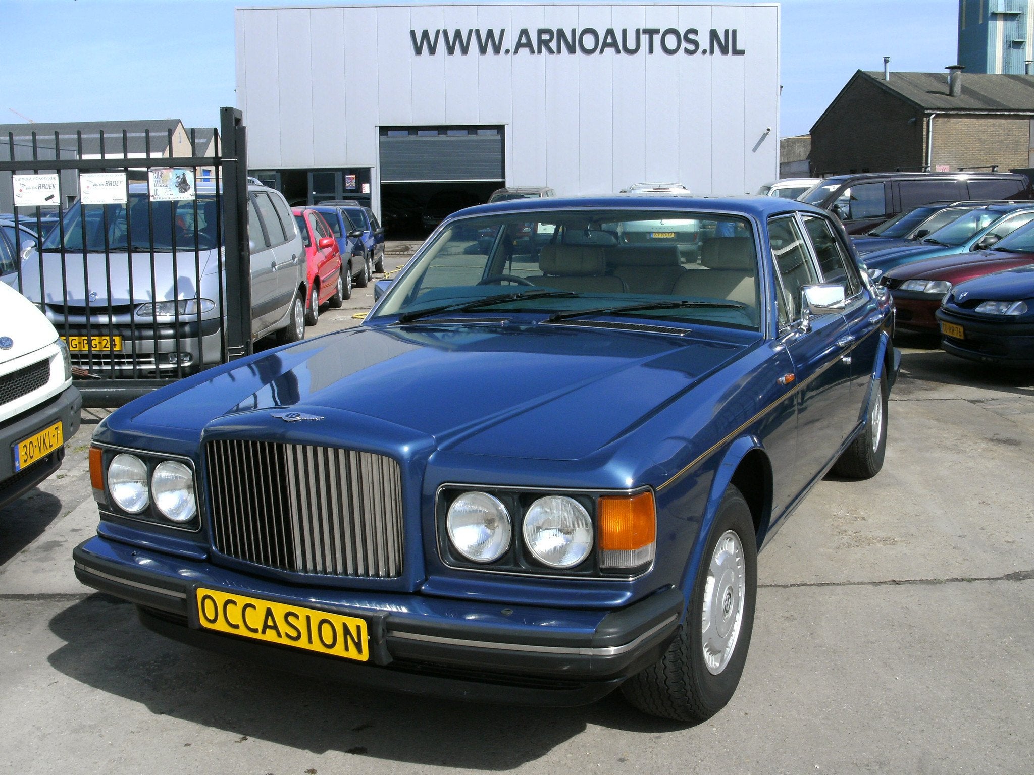 Bentley Eight 6.8 AUTOMAAT OLDTIMER, AIRCO, WEGENBELASTING M, Auto's, Oldtimers, Automaat, Beige, Blauw, Leder