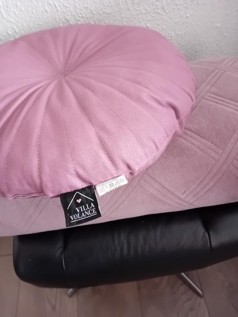 Roze sprij met kussentje van Villa Volance, Ophalen of Verzenden, Zo goed als nieuw, Roze, Rond