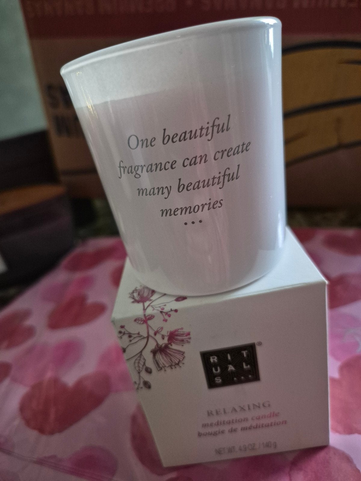 Rituals Relaxing Meditation Candle - Nieuw in doos, Wit, Ophalen of Verzenden, Rituals, Kaars