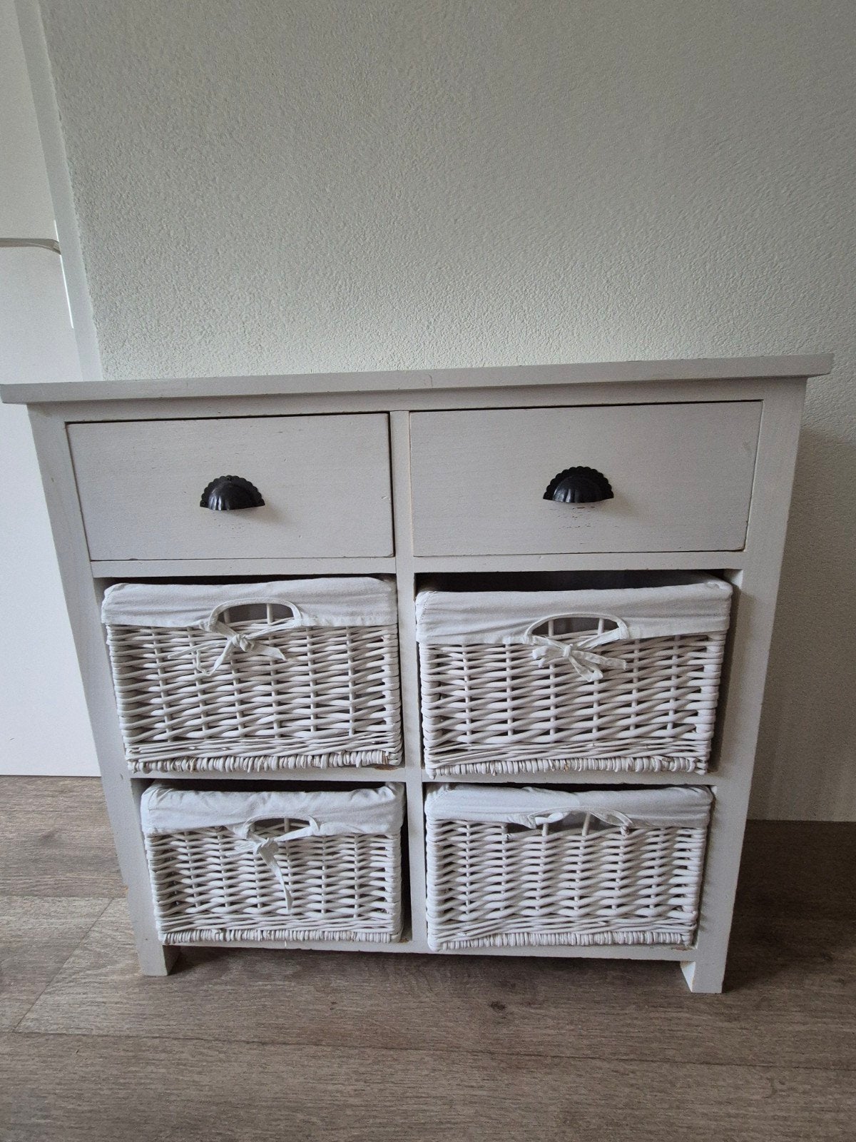 Ladekastje met rieten manden - Landelijke stijl, Ophalen, Gebruikt, 1 of 2 laden, 50 tot 100 cm