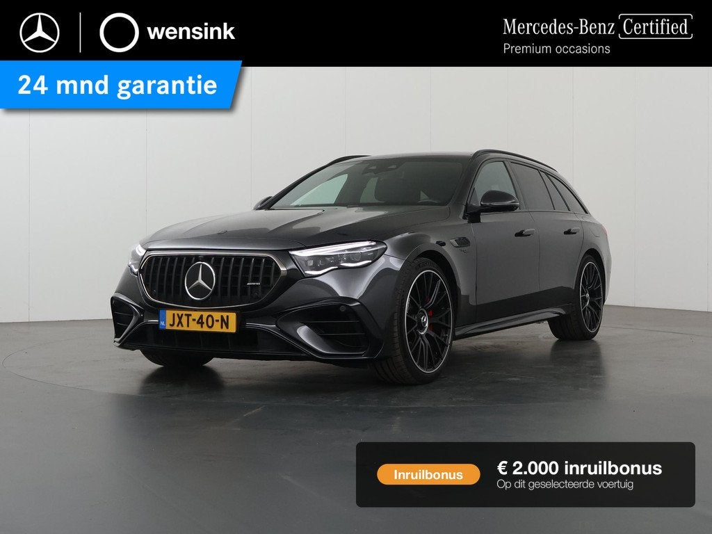 Mercedes-Benz E-klasse Estate AMG 53 4MATIC+ | Premium plus, Auto's, Mercedes-Benz, Automatische klimaatregeling, Gebruikt, Leder en Stof