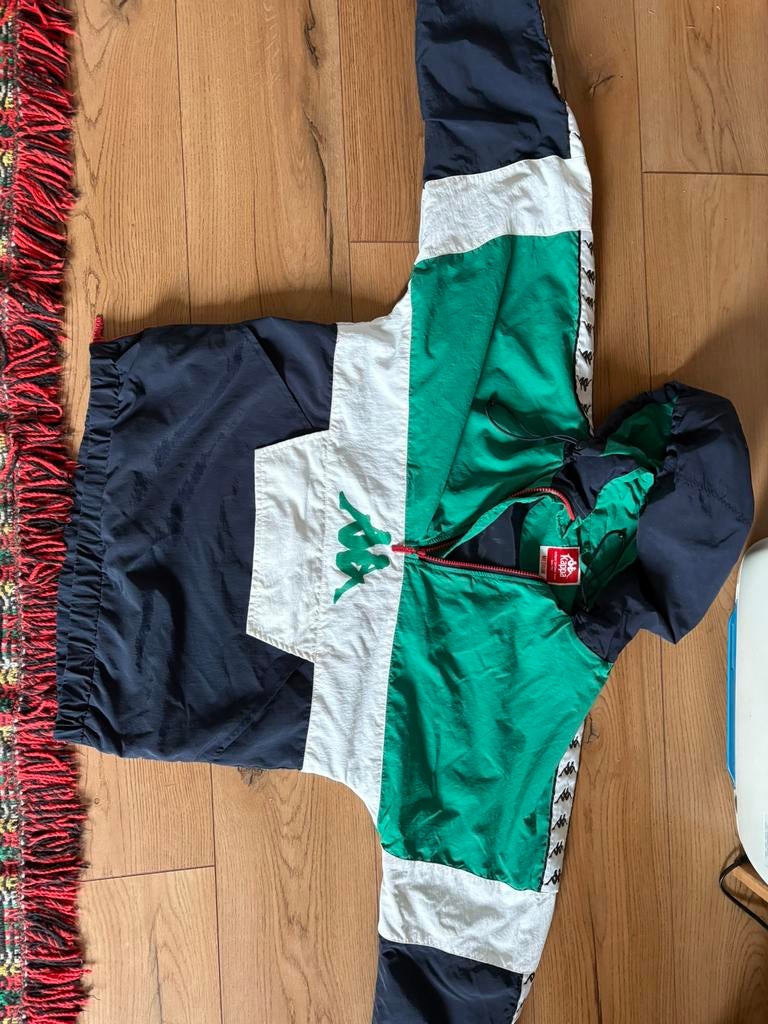 Vintage Kappa anorak m hoodie/jas, Ophalen of Verzenden, Zo goed als nieuw
