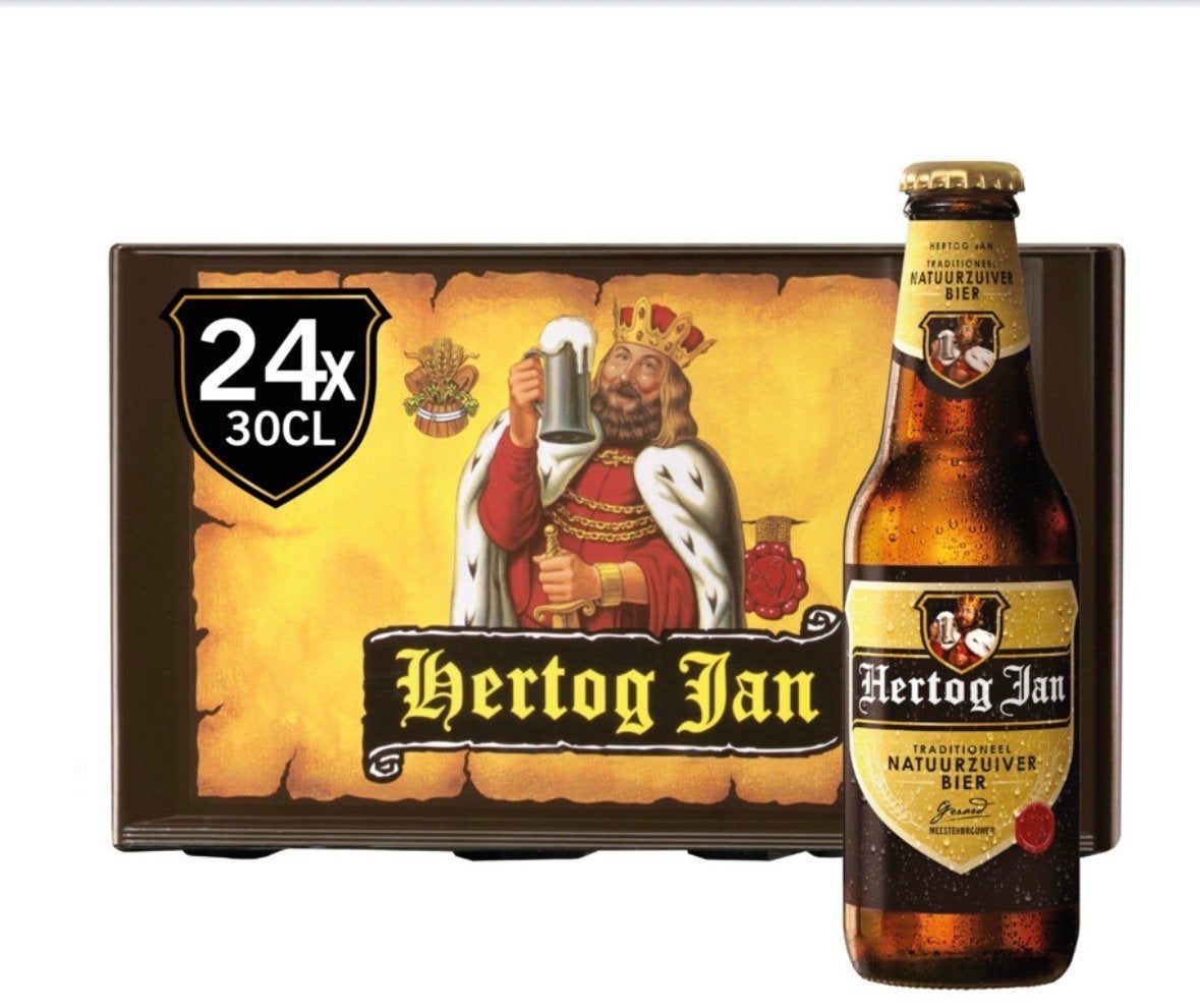 3 kratten bier: 2x Grolsch en 1x Hertog Jan, Verzamelen, Biermerken, Ophalen of Verzenden, Nieuw, Flesje(s), Grolsch