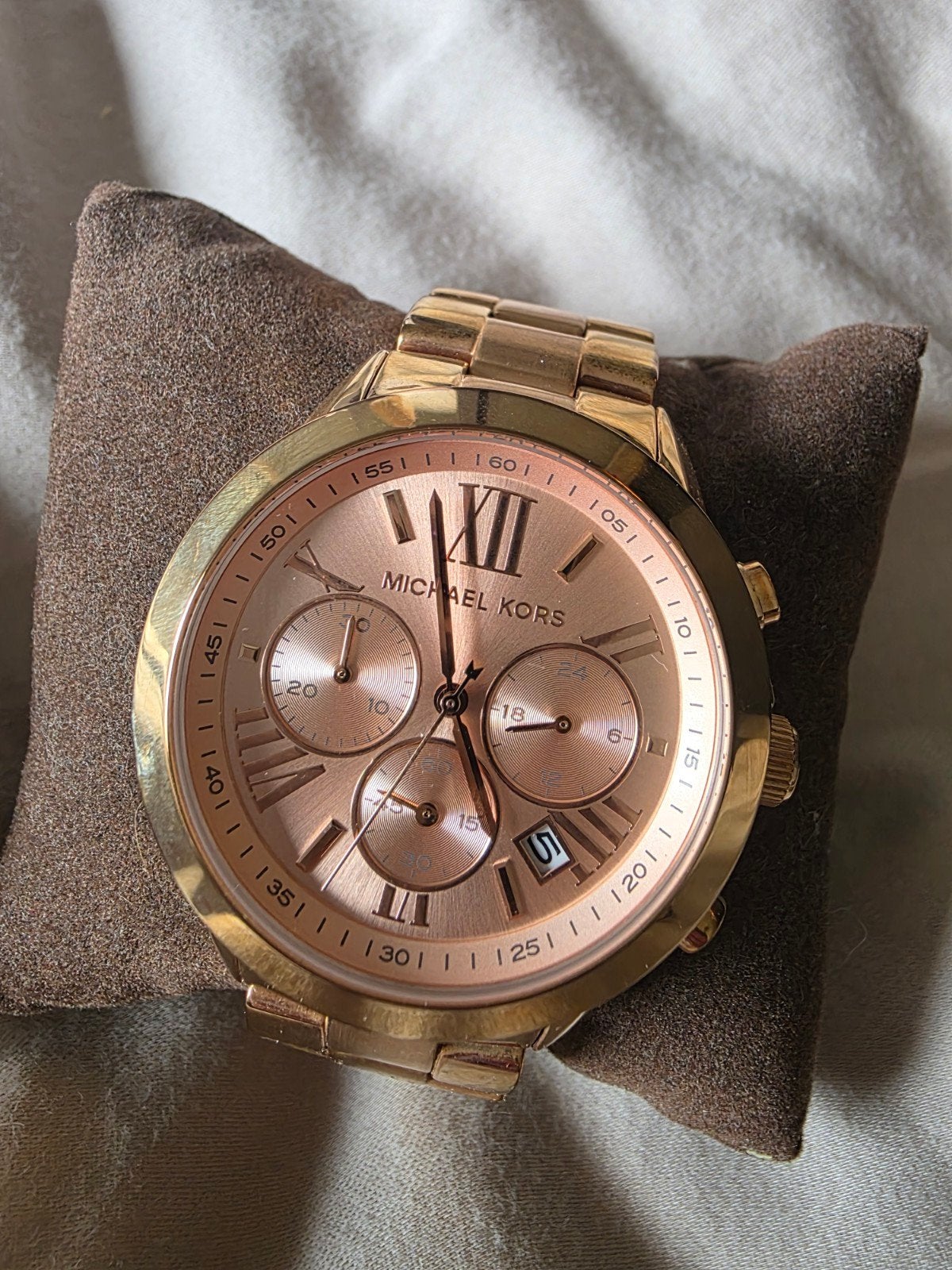 Michael Kors horloge rosé kleur, Sieraden, Tassen en Uiterlijk, Horloges | Dames, Ophalen of Verzenden, Staal, Overige merken