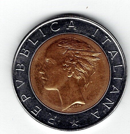 23-2130 Italie 500 lire 1985, Ophalen of Verzenden, Italië, Losse munt