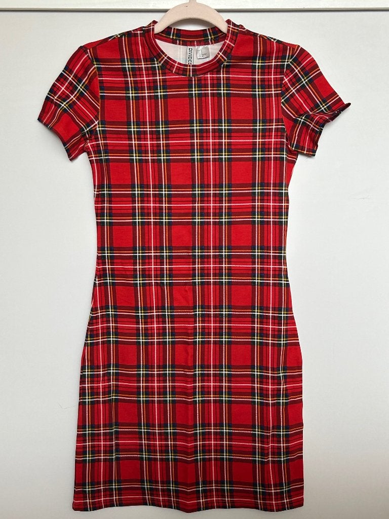 H&M Divided geruite jurk maat S nieuw, H&M, Nieuw, Ophalen of Verzenden, Maat 36 (S)