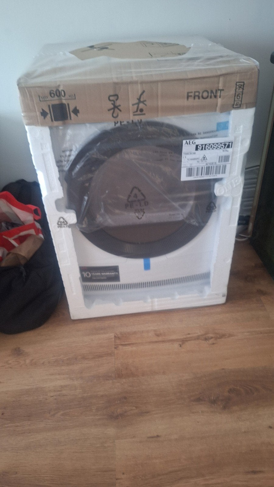 Nieuwe wasdroger - AEG, Witgoed en Apparatuur, Wasdrogers, 8 tot 10 kg, Nieuw, Ophalen of Verzenden, Voorlader